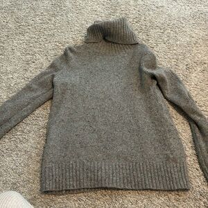 Jcrew wool turtleneck gray